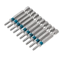 Бита Torx 10 х 50, сталь S2, 10 шт. Gross