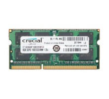 Оперативная память для ноутбука (SODIMM) Crucial 8GB 2Rx8 DDR3L-1600 (CT102464BF160B)