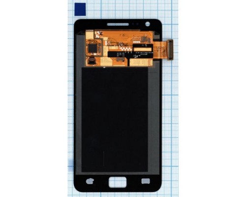 Дисплей (экран) в сборе с тачскрином для Samsung Galaxy S2 GT-I9100, Galaxy S2 Plus GT-I9105 черный