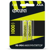 Аккумулятор AAA 1.2В Ni-MH 1000мА.ч BL-2 (уп.2шт) ФАZА 5002913