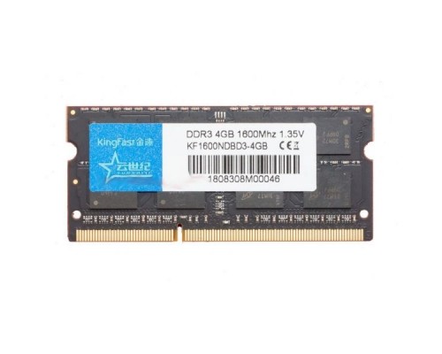 Оперативная память для ноутбука (SODIMM) 4GB KingFast DDR3L 2Rx8 1600Mhz 1.35V