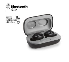 TWS Bluetooth гарнитура WK V21 BT 5.0, вставная (черная)