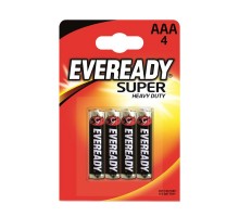 Элемент питания Energizer Carbon Zinc Eveready AAA 4шт. в блистере 639608