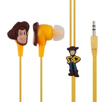 Наушники Earphones История игрушек Вуди желтые