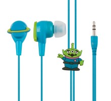 Наушники Earphones История игрушек Инопланетянин голубые