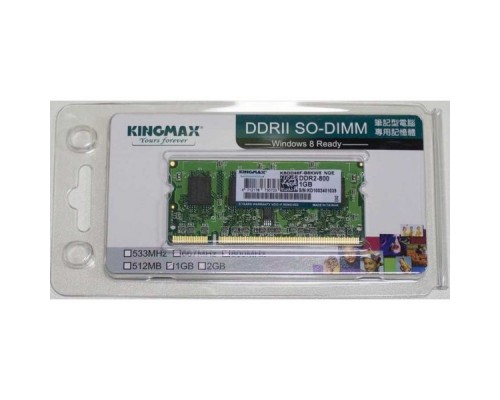 Модуль памяти KINGMAX DDR2- 1Гб, 800, SO-DIMM, Ret