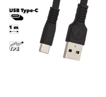 USB кабель WK Flushing WDC-066a Type-C 1м TPE (черный)