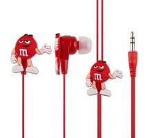 Наушники Earphones Красный M&M&apos;s красные