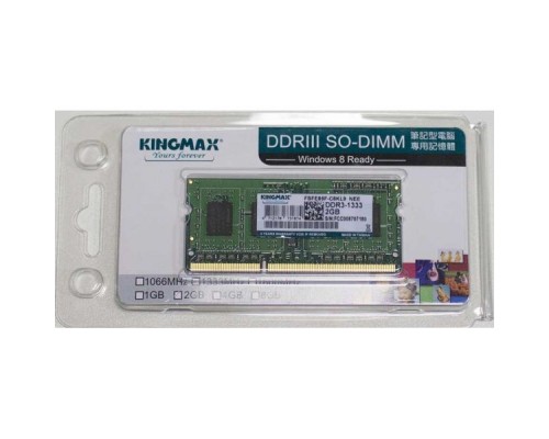 Модуль памяти KINGMAX DDR3- 2Гб, 1333, SO-DIMM, Ret