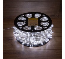 Гирлянда светодиодная "LED ClipLight" шаг 15см 665LED бел. 80Вт 12В IP65 эффект мерцания flashing бел.; провод прозр. ПВХ (уп.100м) Neon-Night 325-165