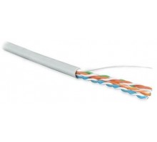 Кабель витая пара U/UTP кат.5e 4х2х24AWG solid PVC UUTP4-C5E-S24-IN-PVC-GY-305 сер. 305м (м) Hyperline 41903