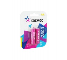 Аккумулятор AA/R6 NI-MN 2800мА.ч BP-2 (блист.2шт) Космос KOCR6NIMH2800MAH2BL