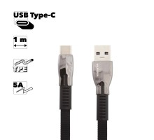 USB кабель WK High-End Sensh WDC-110a Type-C 5A 1м TPE (черный)