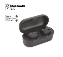 TWS Bluetooth гарнитура WK V20 BT 5.0, вставная (черная)