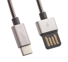 USB кабель WK Alloy WDC-039 USB Type-C черный