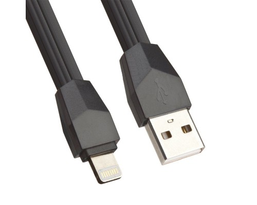 Автомобильная зарядка LDNIO DL-C28 2xUSB 3,4А с кабелем Apple Lightning 8-pin черная