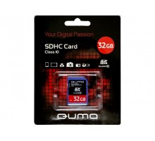 Карта памяти SDXC 32GB Qumo Class 10 + адаптер SD